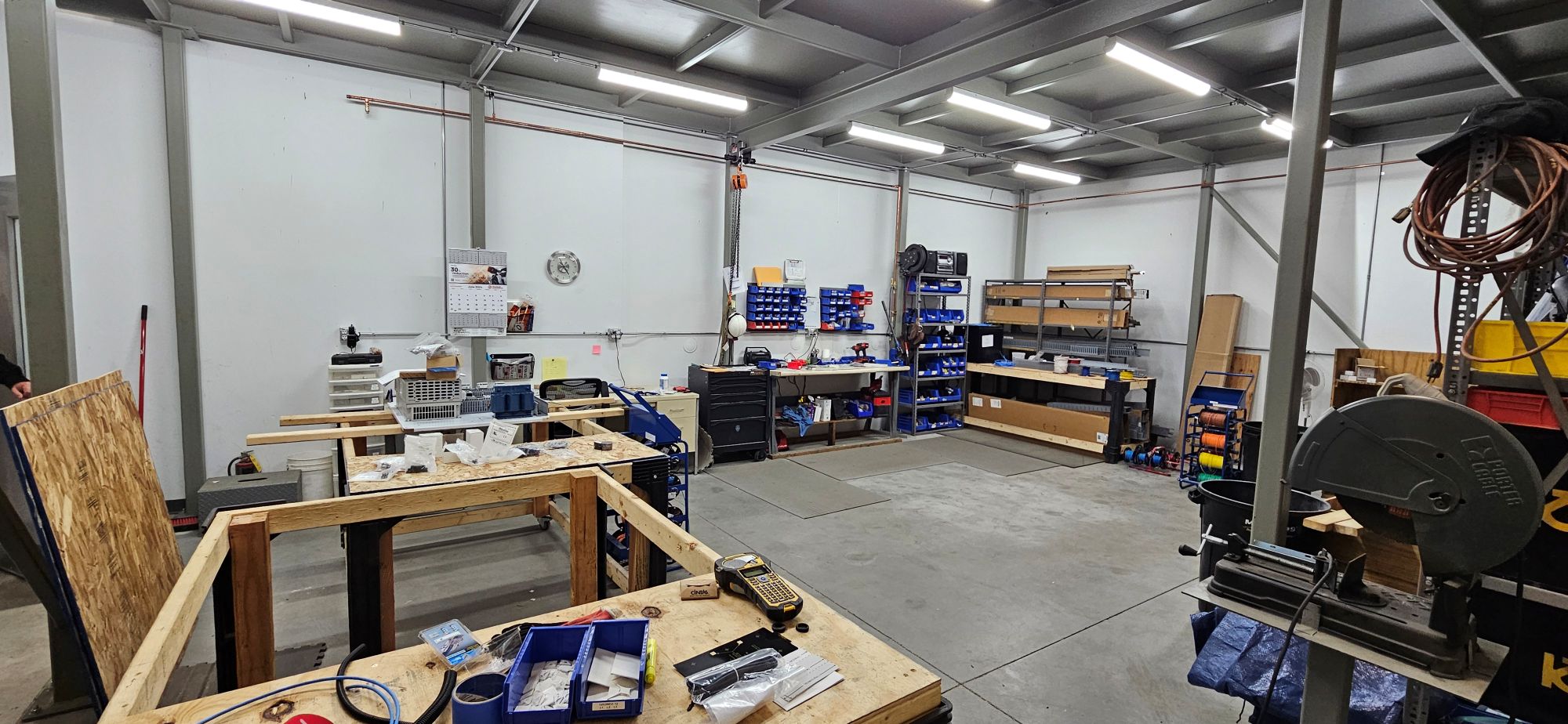 Controls / electrical assembly area